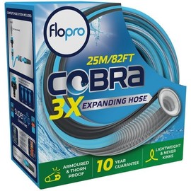 Flopro Cobra Expanding Garden Hose Set 25m