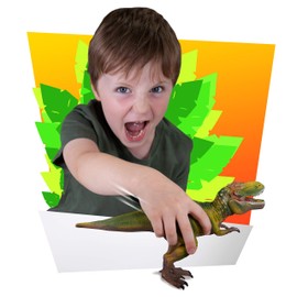 Deluxebase Animal Adventure Replica - T-Rex from Dinosaur Toy Replica Figure. Large sized animal figures that are ideal jurassic animal toys for kids