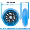 AOWISH 68mm 90a Ripster Wheels w/Bearings ABEC-9 for Mini Ripstik,
