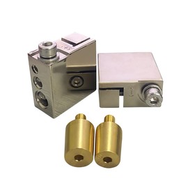 C CLINK 0/4/8/ Gauge AWG Positive & Negative Battery Terminal Square Appearance with Top Post Adapter (1 Pair)