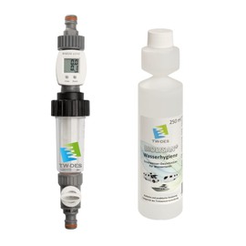 TW-DES Comfort Original Filling Filter with Water Timer Including Water Hygiene for Motorhome, Caravan, Boat