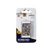 Korbond - 50 Piece Safety Pin Pack, Nickel