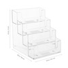 LALAFINA Acrylic Business Card Holder for Desk 4 Tier Business