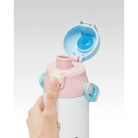 Skater SDC6N-A Children's Stainless Steel Water Bottle, Direct Drinking, 20.8 fl oz (580 ml), Sumikko Gurashi, Girls