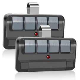 Upgraded 894LT for Liftmaster Chamberlain Garage Door Remote, 4 Button Remote Control, Security+ 2.0 Learning Remote, Replace 372LM 374LM 972LM 974LM, Clone 61LM 361LM 811LM Dip Switch Remote, 2 Pack