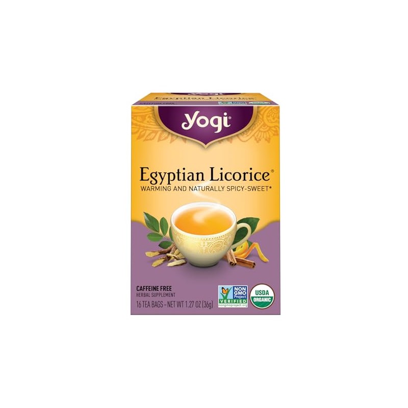 Yogi Tea, Egyptian Licorice, 16 Count, Packaging May Vary_AB