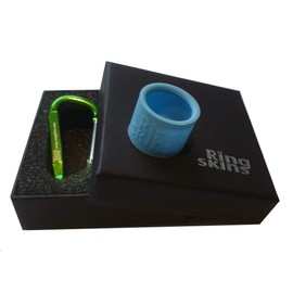 Ring Skins - Standard Skin [ Ring Protector/Guard/Safe/Cover ] (Blue, Medium)