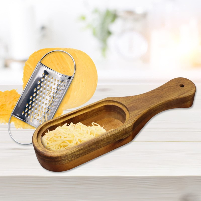 Cheese Grater With Container - Stainless Steel Cheese Grater With