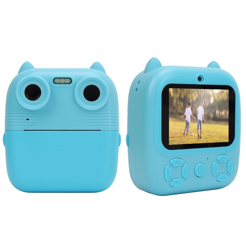 Kids Digital Print Camera HD 1080P Front Rear Dual Lens