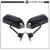 Silscvtt Side Rearview Wing Mirrors F1 Retro Style Racing Universal