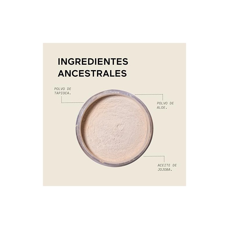 AHAL - Polvo Traslúcido con Aloe y Aceite de Frambuesa,