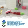 Dishmatic White Non-Scratch Washing-Up Sponge Refill Heads with Antibacterial Abrasive