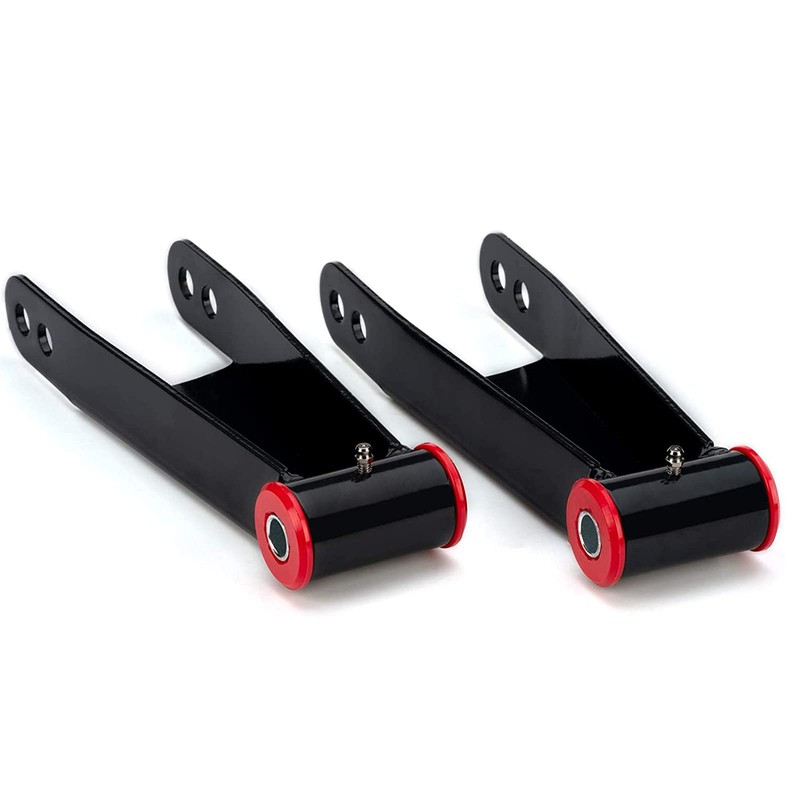 TUNTUN 2-3" Suspension Rear Drop Lowering Shackles Kit Compatible With