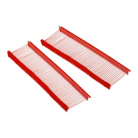 TOP-VIGOR 1000Pcs Tagging Barbs, 25mm Tagging Gun Fasteners, 0.98Inch Tag Pins, Plastic Standard Label Gun Price Tagging Barbs for Garment Price Tag Label, Red