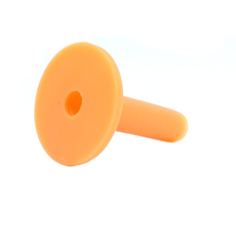 Namvo 10 Pcs Yellow Rubber Golf Tees for Road Mats