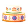 n Molde Flores Corazon Decoracion Reposteria Pastel Fondant