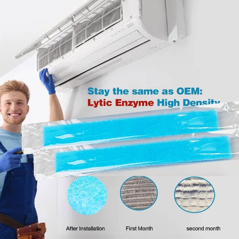 4Pack Replacement Filter Compatible with Mitsubishi Electric MAC-2310FT-E MSYGE24NA, MSYGL24,