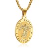 Yaumatea St. Raphael Necklace, Patron Saint of Travelers & Blind,