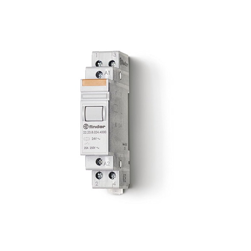 Finder 222380244000PAS AGSNO2 Modular Relay 24 Vac 1 NO +