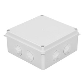 Caja de Conexiones Caja Para Cables,Plástico Abs IP65 a Prueba de Agua Y Polvo,Contacto Exterior Impermeable Chalupas Electricas,Residenciales Protege Las Conexiones (150mm x 150mm x 70mm)