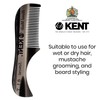 Kent A 81T Graphite X-Small Gentleman's Beard and Mustache Pocket