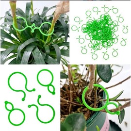 HSYTEK Pack of 50 Plant Brackets, Wall Mounting for Plants, Plastic Climbing Plant Clips, Attachment of Plants and Plant Clips, Small for Trellis