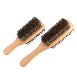 VICASKY Bristle Hair Brush Set 2pcs Gentle Detangler for Men Beards and Fine Hair