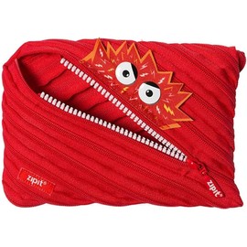 ZIPIT Talking Monstar Big Pencil Case, Red