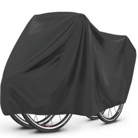 Bicycle cover for 2 bicycles, excellent protection against rain, sun and dirt, reinforced PEVA material, universal fit, generous dimensions