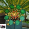 CIM Metal Windmill - Exotic Flower - Diameter 34 cm,