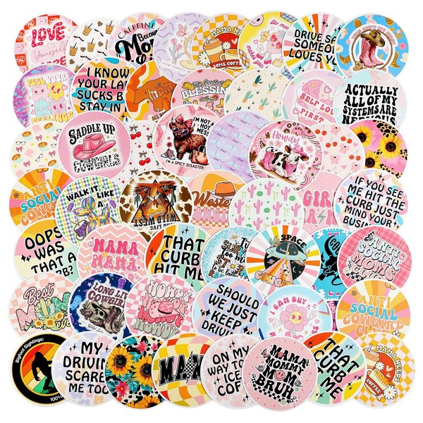 MUBYOK M506 3inch 100pcs Car Freshies Cardstock Cutouts Round for