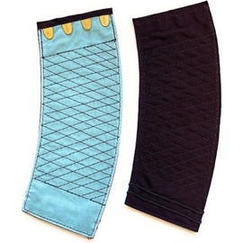[Set of 2] Kineya Tabi Socks, Invincible, Blue Banded Handle, 4 Sheets, Indigo Dyed, 100% Cotton, Wrist Cover, Wristbands, Normal Color