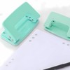 2-Hole Punch Heavy Duty Paper Hole Puncher Tool, Hand Held