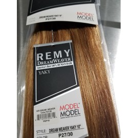 Human Hair Weave ModelModel Dream Weaver Yaky (10 Inch (Pack of 1), P27/30)