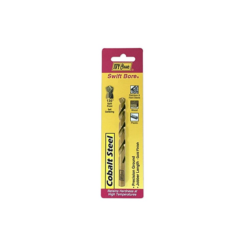 IVY Classic 04115 15/64-Inch Cobalt Steel Drill Bit, 135-Degree Split