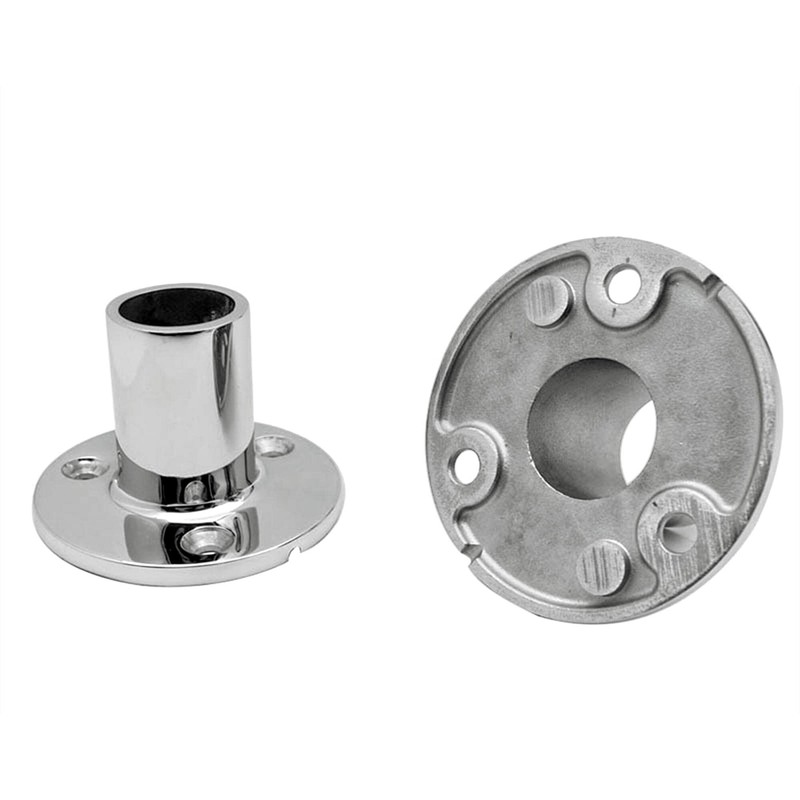 90 Degree Heavy Dudy Marine Boat Round Base，316 Stainless Steel