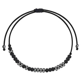 LQRI Christian Jewelry Psalm Luke 1:37 Morse Code Bracelet With God Nothing Shall Be Impossible Religious Gift (Luke 1:37)