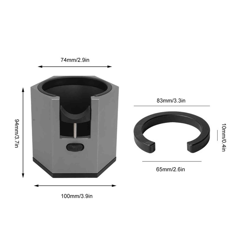 Coffee Portafilter Holder Aluminum Alloy Coffee Portafilter Stand with Removable