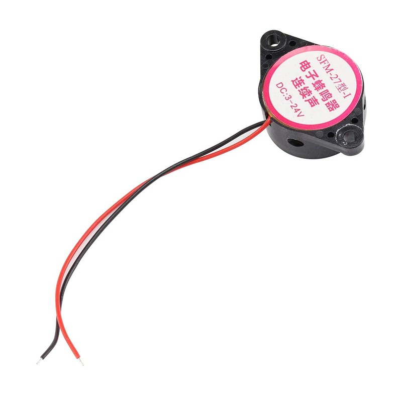 KKHMF 5pcs Electronic Alarm Buzzer Wire DC3-24V High Decibel Alarm
