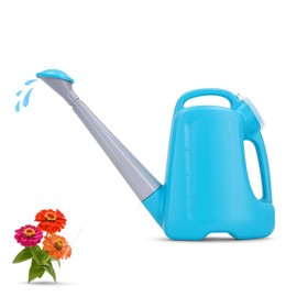 ZAWELIYO Regadera de Flores, Regadera de Jardín, Regaderas para Plantas,Regaderas de Flores de Caño Largo de PP de Gran Capacidad Indicador, para Plantas de Interior y Exterior(2.5L)