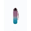 AquaLife Time marked, motivational 1L water bottle, leakproof sports water
