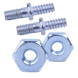 Adefol Adjuster Tensioner Bar Studs & Nuts fit for Stihl MS170 MS180 017 018 021 023 025 MS210 MS230 MS250 Chainsaw Replacement Parts for 1123 664 2400, 0000 955 0801
