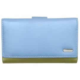RFID Purse Genuine Leather Ladies Soft Wallet Womens Multi Colour 19 Card Slot