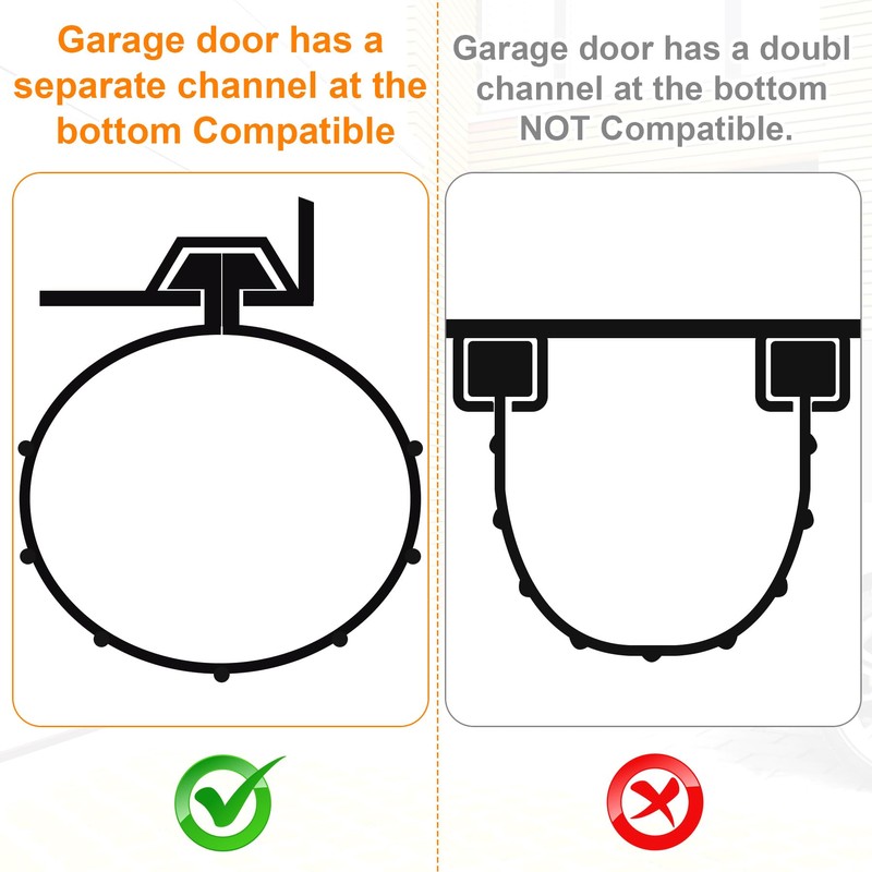 Garage Door Seals - 9 FT Fit for Clopay Single
