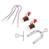 Hoof Shaped Electromagnet Horseshoes Electromagnet for School Physics Experiment