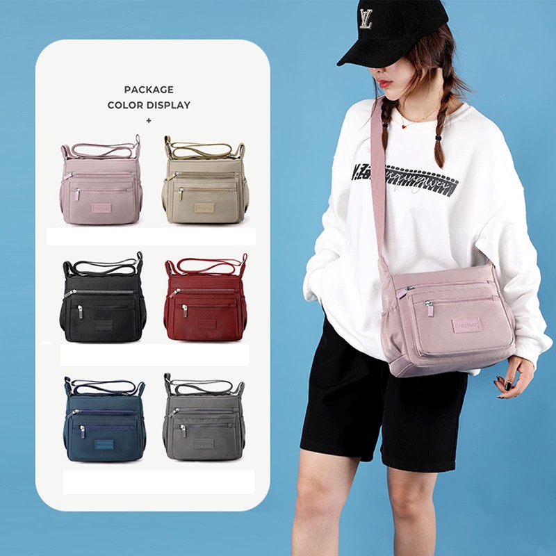 Wafybsre Handbags for Ladies Multi Pocket Purses for Women Messenger