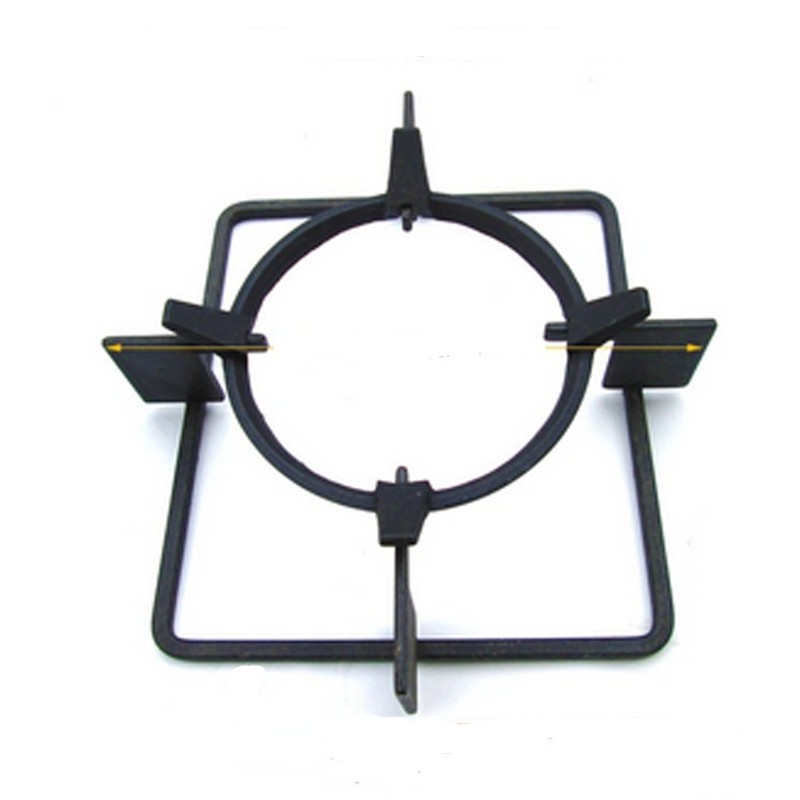 Non Slip Black Cast Iron Stove Trivets for Kitchen Wok
