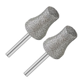 Diamond Dog Nail Grinder Bits - FOCSTOL Diamond Rotory Bit for Dogs&Pets, 2pcs 1/8'' Rotary Nail Grinder Bits for Animals Nail Care (Type E)