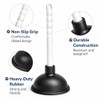 Gripzo Sink Plunger – 4 Inch Rubber Cup with 9