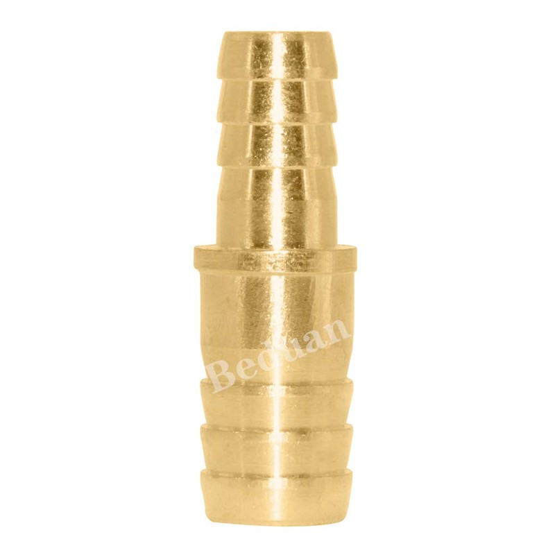 Beduan Brass Hose Barb Reducer, 3/4" to 5/8" Barb Hose